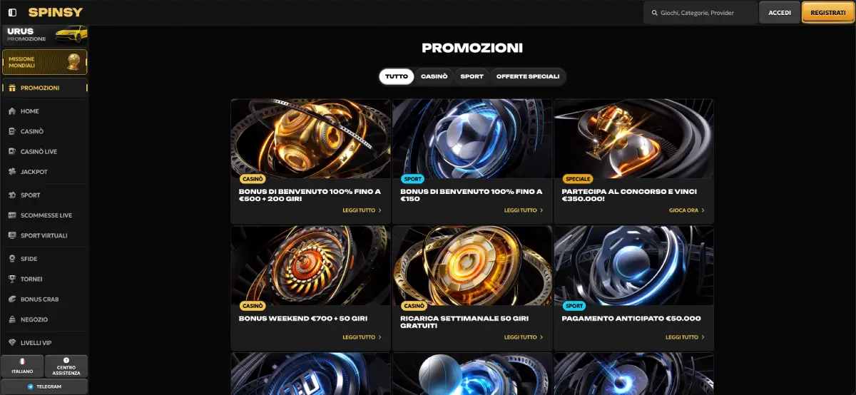 Spinsy Promotion